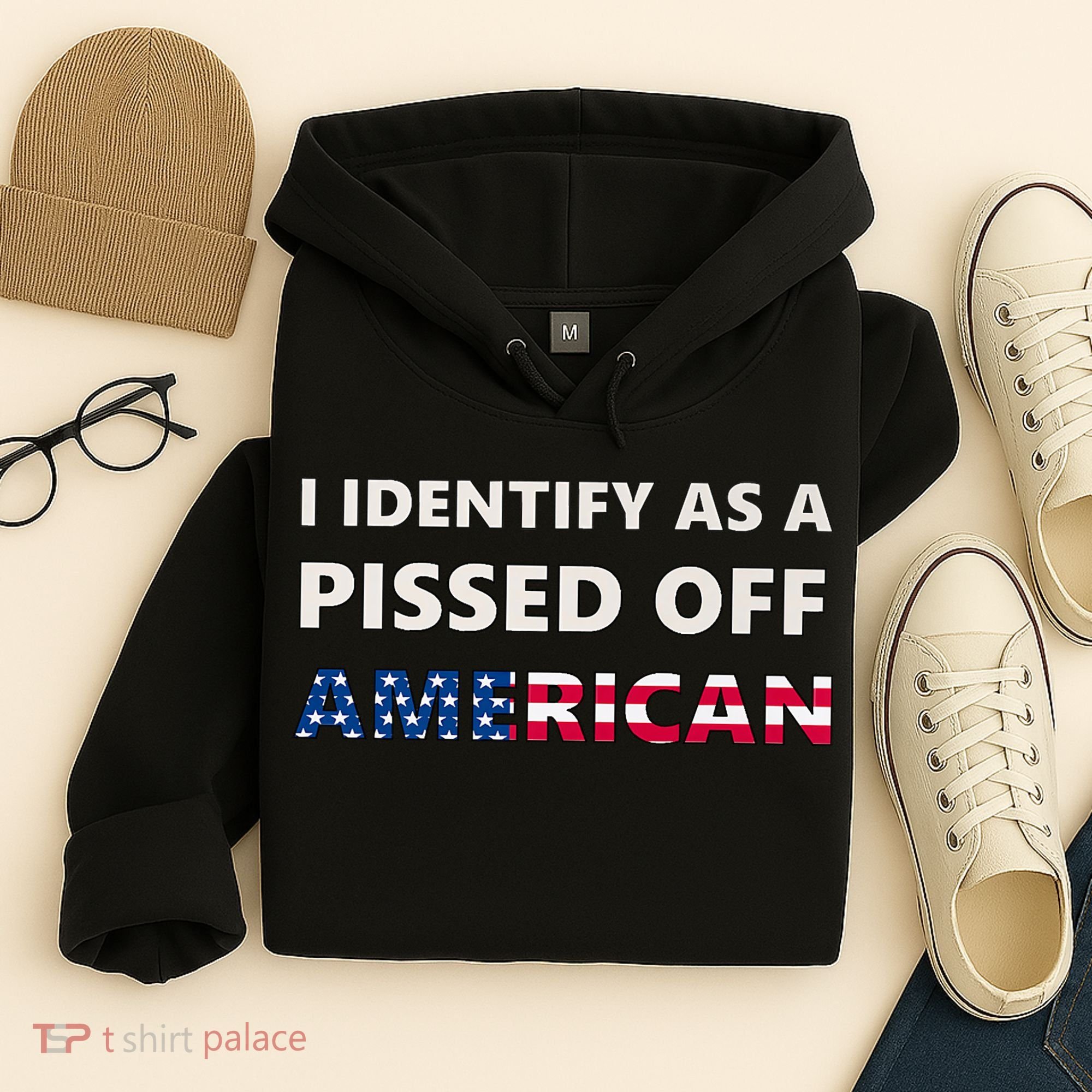 I Identify As A Pissed Of American Hoodie
