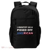 I Identify As A Pissed Of American Backpack thumb 0