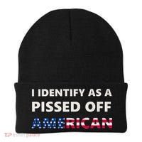 I Identify As A Pissed Of American Beanie thumb 0