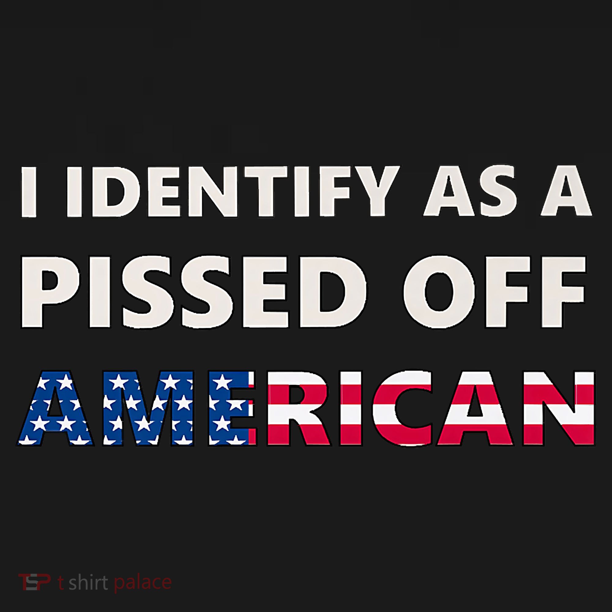 I Identify As A Pissed Of American Women's Hoodie