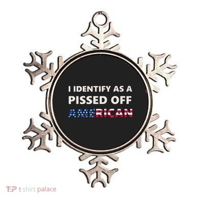 I Identify As A Pissed Of American Ornament