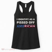 I Identify As A Pissed Of American Women's Tank Top thumb 0