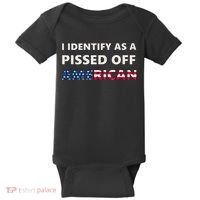 I Identify As A Pissed Of American Baby Bodysuit thumb 0