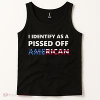 I Identify As A Pissed Of American Tank Top thumb 2