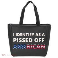 I Identify As A Pissed Of American Tote Bag thumb 0