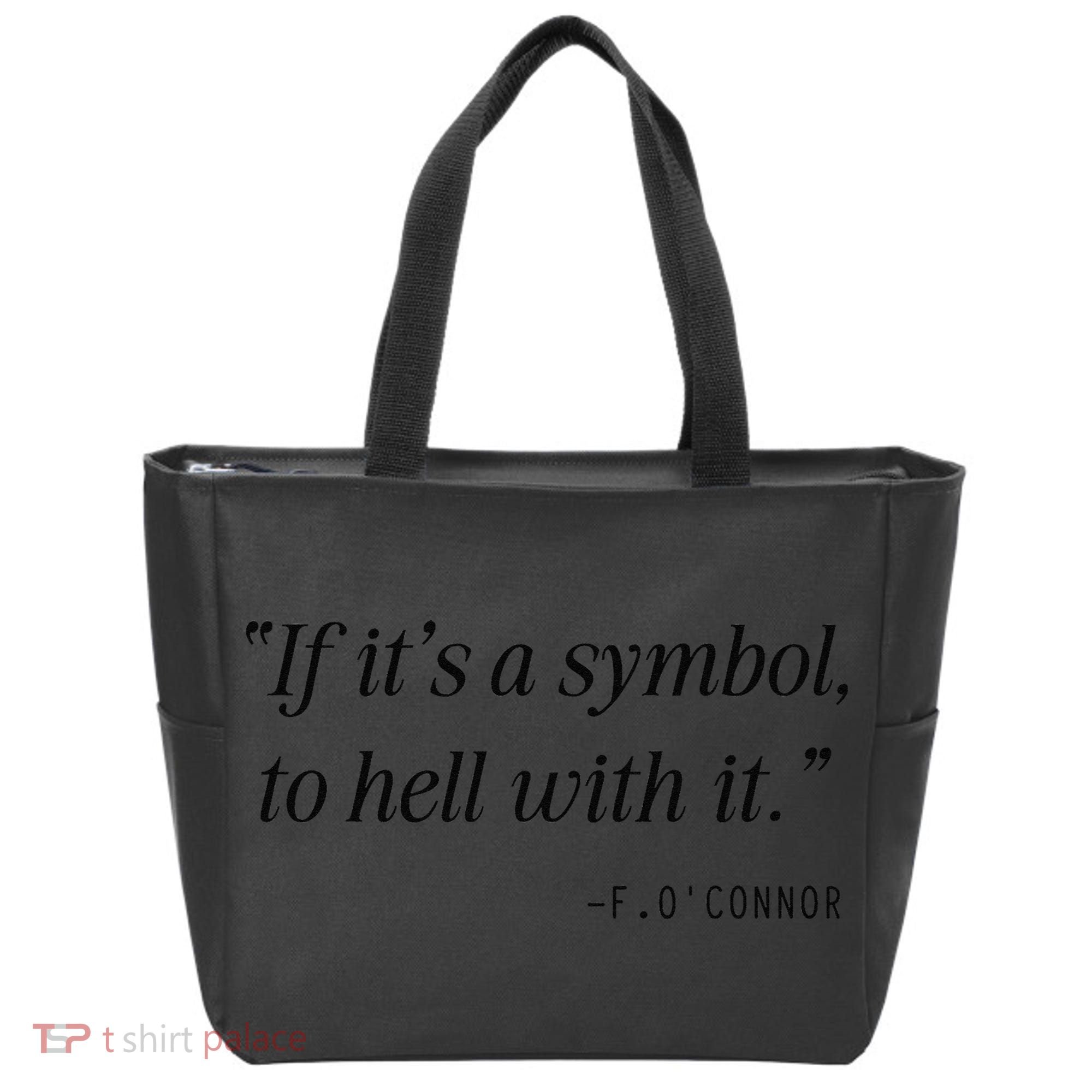 If ItS A Symbol To Hell With It Catholic John 6 Roumie Tote Bag