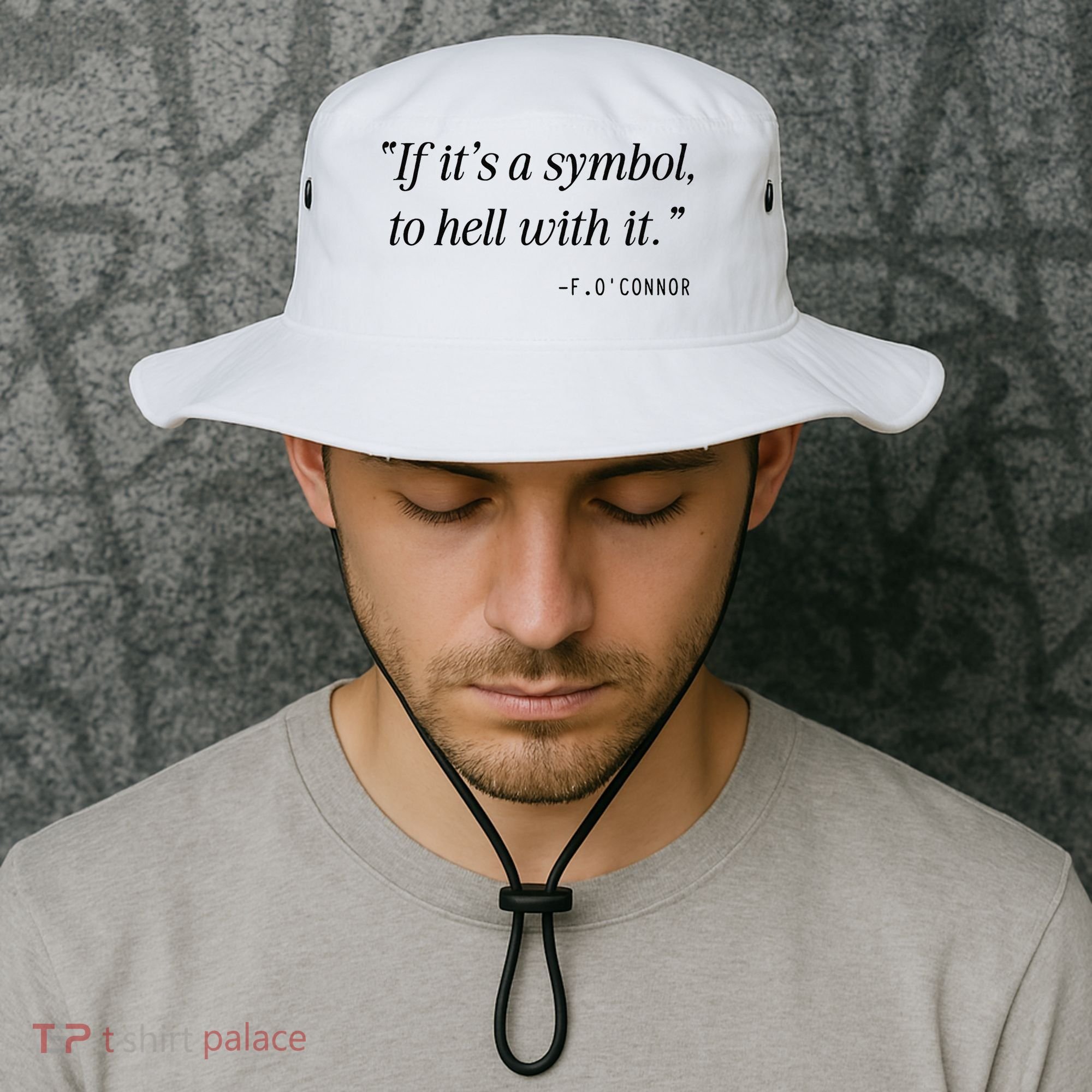 If ItS A Symbol To Hell With It Catholic John 6 Roumie Bucket Hat