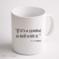 If ItS A Symbol To Hell With It Catholic John 6 Roumie Coffee Mug thumb 1
