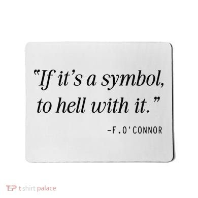 If ItS A Symbol To Hell With It Catholic John 6 Roumie Mousepad