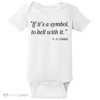 If ItS A Symbol To Hell With It Catholic John 6 Roumie Baby Bodysuit