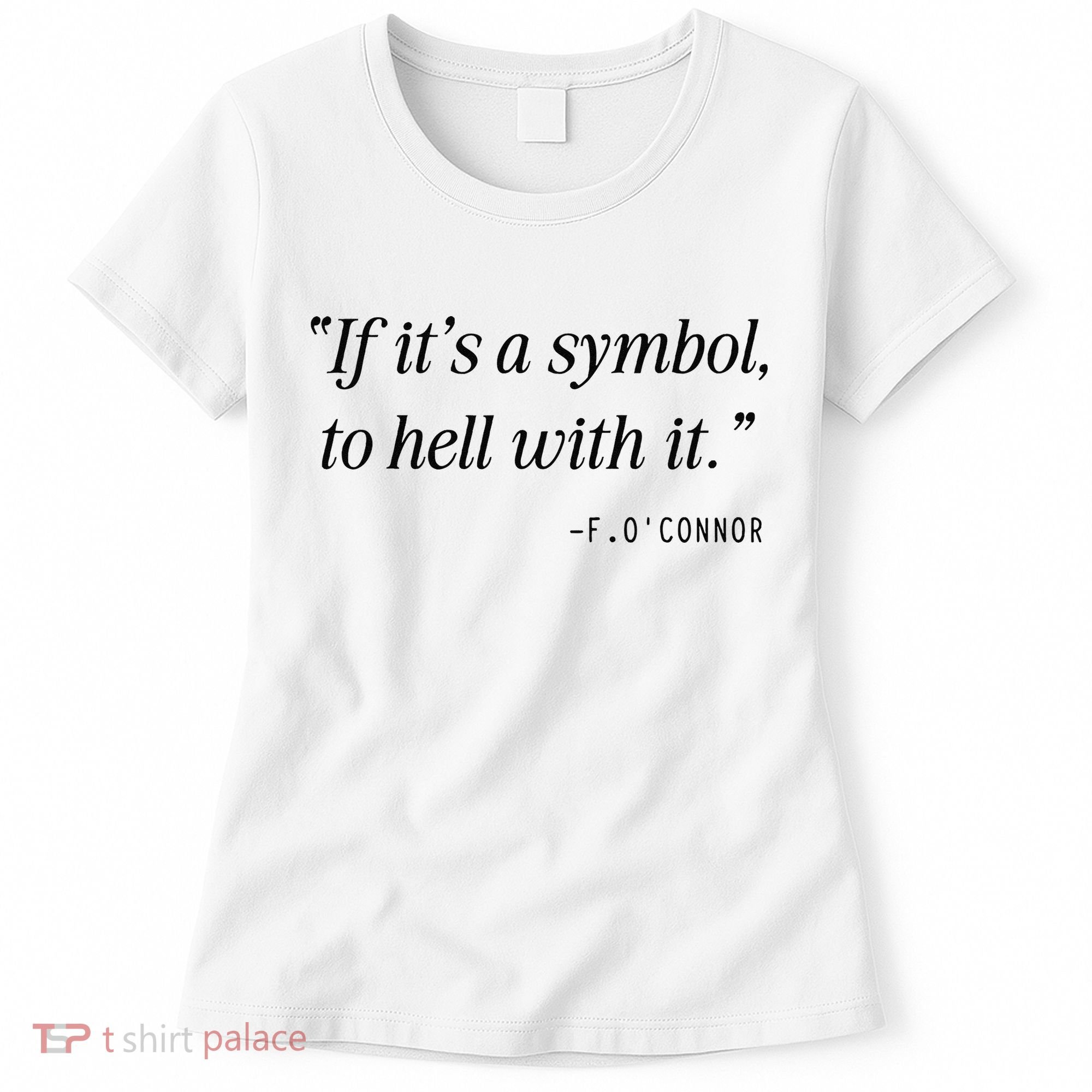 If ItS A Symbol To Hell With It Catholic John 6 Roumie Women's T-Shirt