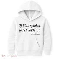 If ItS A Symbol To Hell With It Catholic John 6 Roumie Kids Hoodie thumb 0
