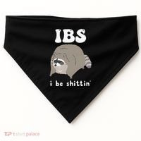 Ibs I Be Shittin Raccoon Funny USA-Made Doggie Bandana thumb 0