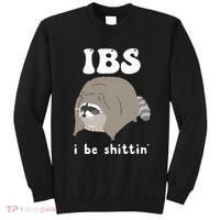 Ibs I Be Shittin Raccoon Funny Sweatshirt thumb 0