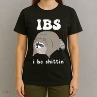 Ibs I Be Shittin Raccoon Funny T-Shirt thumb 4