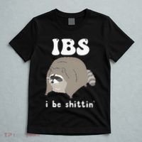 Ibs I Be Shittin Raccoon Funny T-Shirt thumb 5