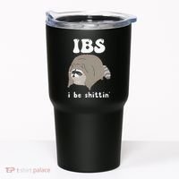 Ibs I Be Shittin Raccoon Funny Tumbler thumb 0
