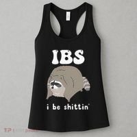 Ibs I Be Shittin Raccoon Funny Women's Tank Top thumb 3