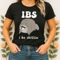 Ibs I Be Shittin Raccoon Funny Women's T-Shirt thumb 2