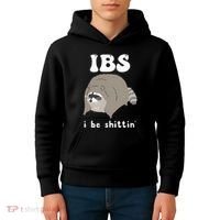 Ibs I Be Shittin Raccoon Funny Kids Hoodie thumb 4