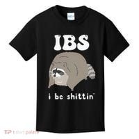 Ibs I Be Shittin Raccoon Funny Kids T-Shirt thumb 0