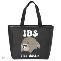 Ibs I Be Shittin Raccoon Funny Tote Bag thumb 0