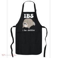 Ibs I Be Shittin Raccoon Funny Apron thumb 0