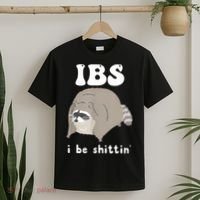 Ibs I Be Shittin Raccoon Funny T-Shirt thumb 2