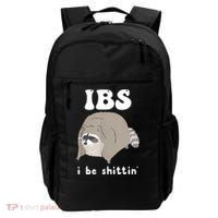 Ibs I Be Shittin Raccoon Funny Backpack thumb 0