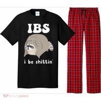 Ibs I Be Shittin Raccoon Funny Pajama Set thumb 0