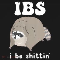 Ibs I Be Shittin Raccoon Funny Women's Tank Top thumb 5
