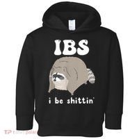 Ibs I Be Shittin Raccoon Funny Toddler Hoodie thumb 0