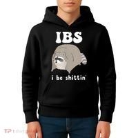 Ibs I Be Shittin Raccoon Funny Kids Hoodie thumb 4