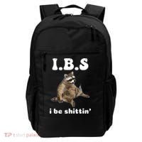Ibs I Be Shittin Cute Raccoon Funny Backpack thumb 0