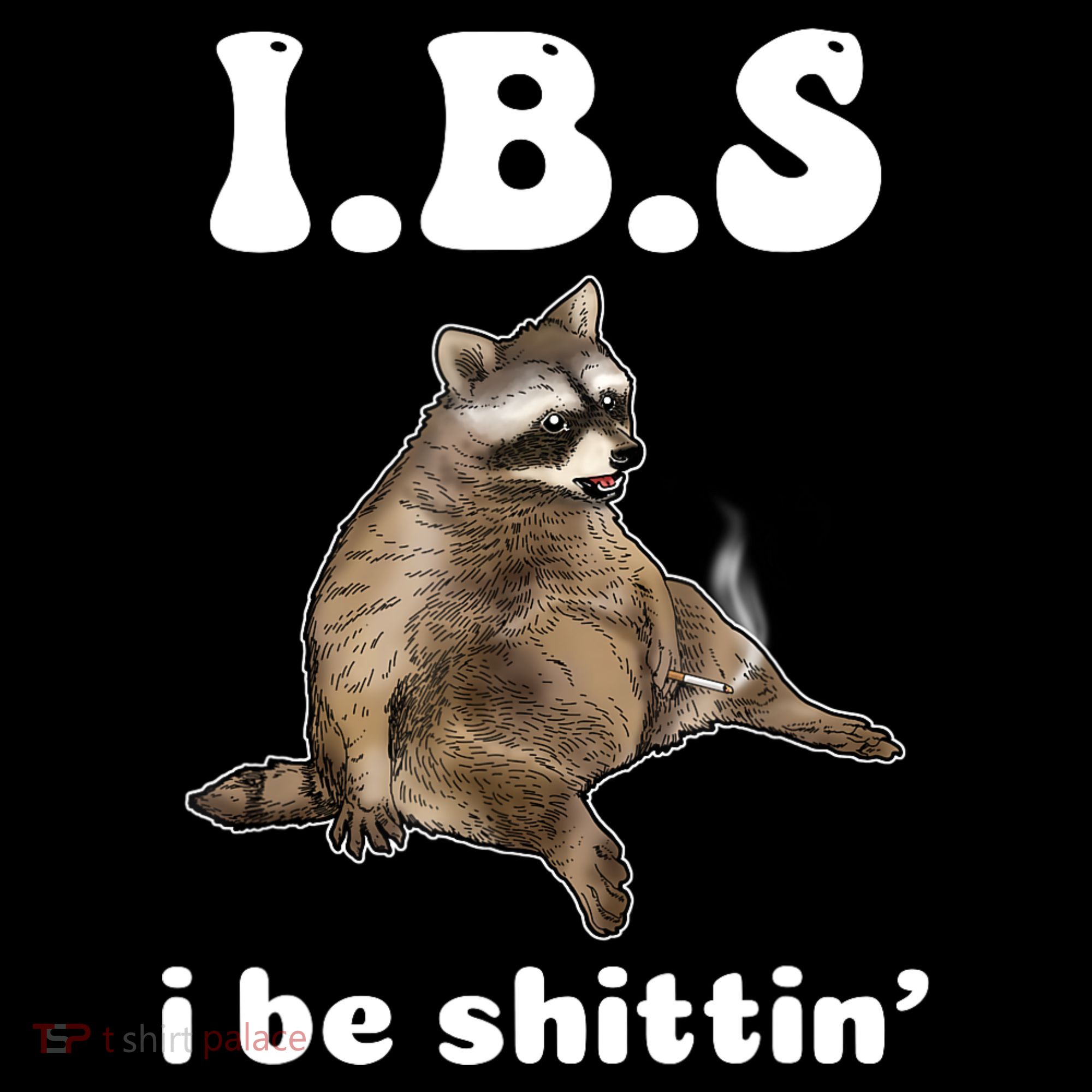 Ibs I Be Shittin Cute Raccoon Funny Coffee Mug