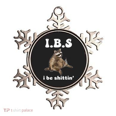 Ibs I Be Shittin Cute Raccoon Funny Ornament