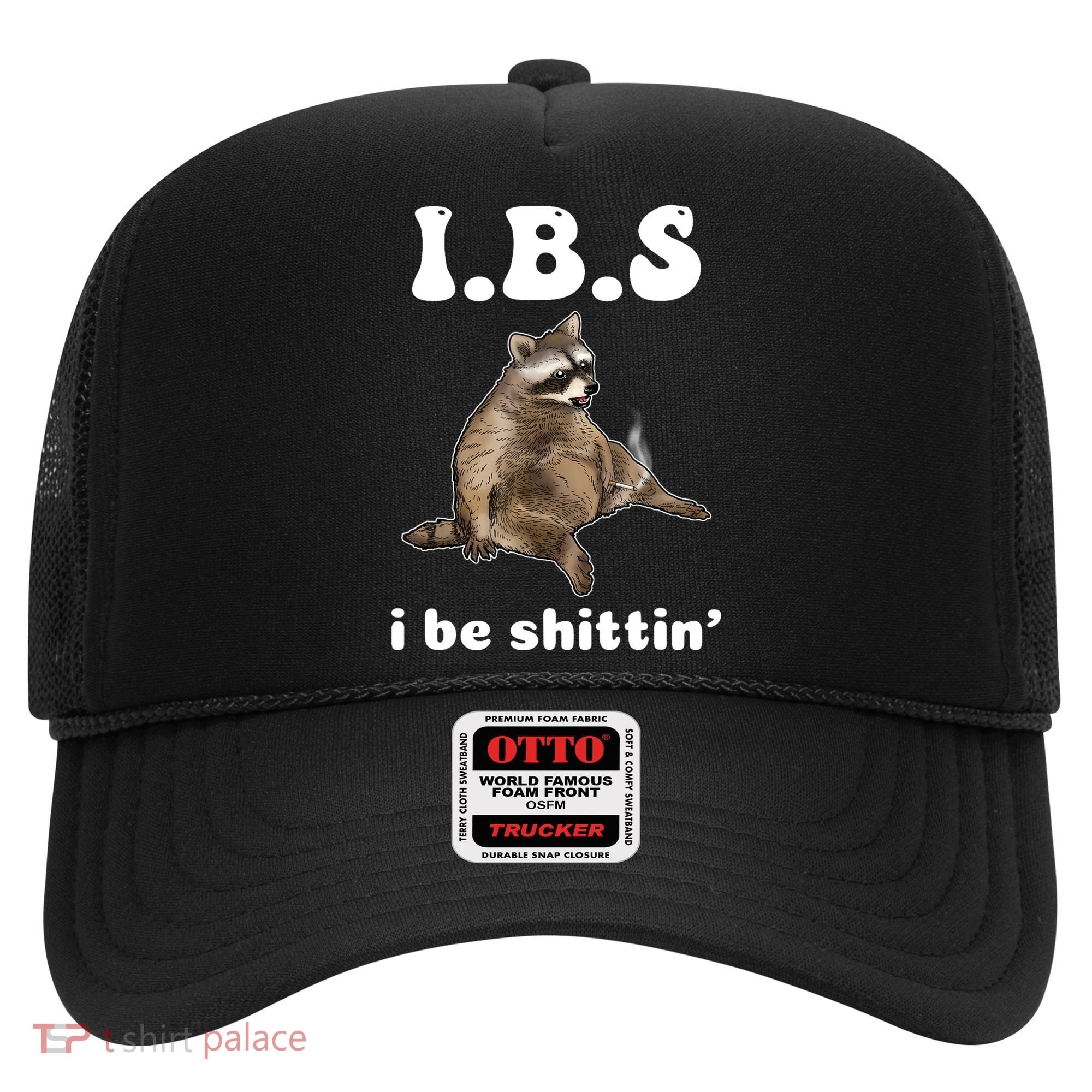 Ibs I Be Shittin Cute Raccoon Funny Hat