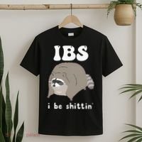 IBS I Be Shittin' Raccoon Funny T-Shirt thumb 2