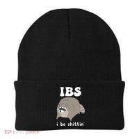 IBS I Be Shittin' Raccoon Funny Beanie thumb 0