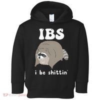 IBS I Be Shittin' Raccoon Funny Toddler Hoodie thumb 0