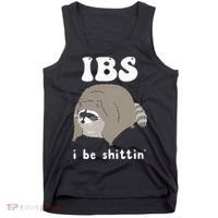 IBS I Be Shittin' Raccoon Funny Tank Top thumb 0