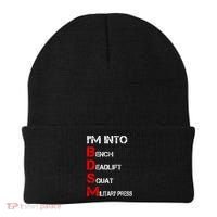 IM Into Bdsm Bench Squat Deadlift Military Press Beanie thumb 0