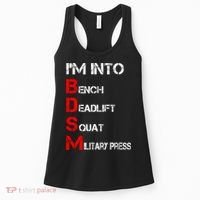 IM Into Bdsm Bench Squat Deadlift Military Press Women's Tank Top thumb 0