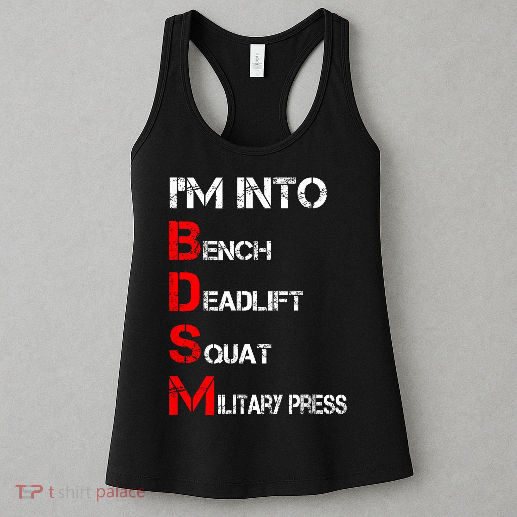 IM Into Bdsm Bench Squat Deadlift Military Press Women's Tank Top