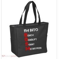 IM Into Bdsm Bench Squat Deadlift Military Press Tote Bag thumb 2