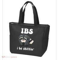 Ibs I Be Shittin Funny Joke Raccoon Tote Bag thumb 3