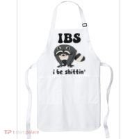 Ibs I Be Shittin Funny Joke Raccoon Apron thumb 0