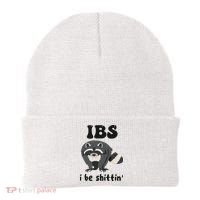 Ibs I Be Shittin Funny Joke Raccoon Beanie thumb 0