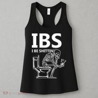 Ibs I Be Shittin Irritable Bowel Syndrome Funny Women's Tank Top thumb 3