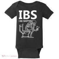 Ibs I Be Shittin Irritable Bowel Syndrome Funny Baby Bodysuit thumb 0